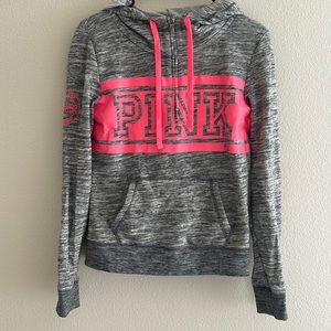 PINK Victoria’s Secret XS Quarter Zip Hoodie